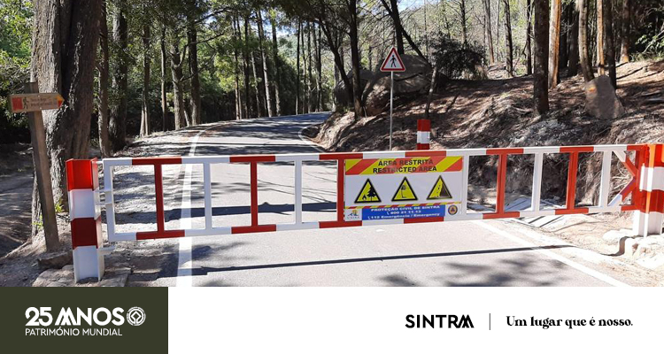 Resposta a situação de perigo de incêndio na Serra de Sintra | Acessos Interditos 