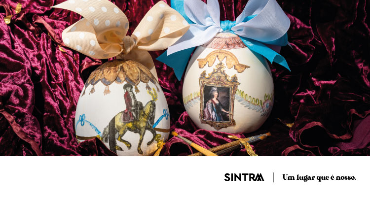 Palácio de Queluz inspira ateliê de decoração de ovos da páscoa  