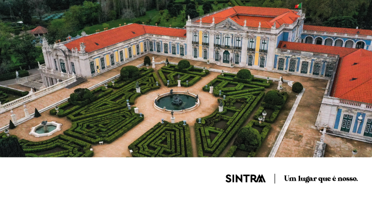 Jardins do Palácio Nacional de Queluz com aplicação gratuita de apoio à visita