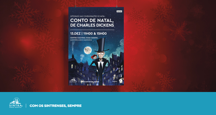 “Conto de Natal” de Charles Dickens no Centro Cultural Olga Cadaval